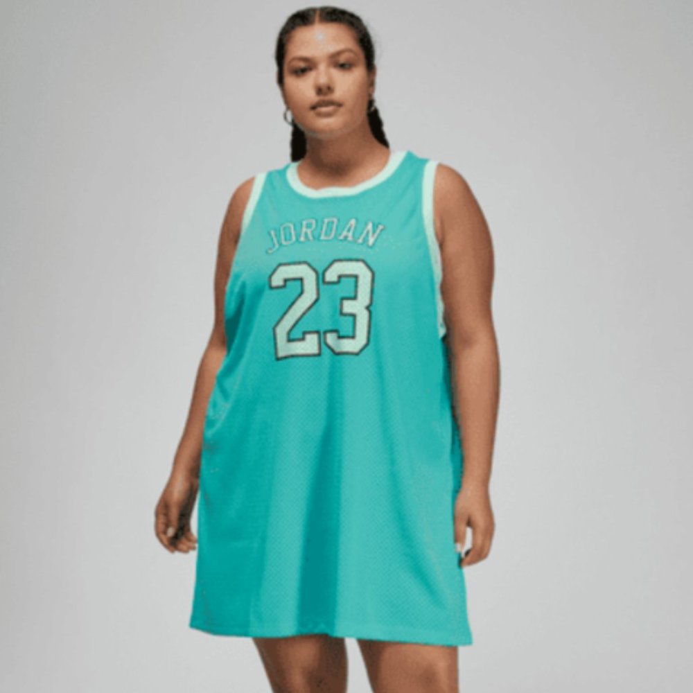 NWT Nike Jordan (Her)itage Women s Dress Plus Size Teal Size 1X